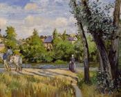 卡米耶 毕沙罗 : Landscape, Bright Sunlight, Pontoise